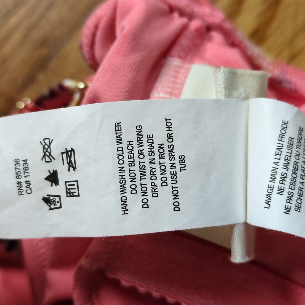 Kate Spade Pink Pineapple One Piece Swimsuit Size XS - Picture 8 of 10